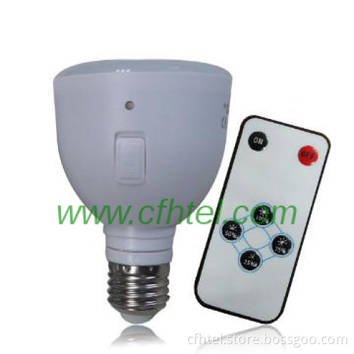 LED bulb with battery inside.  emergency time 3-4hours